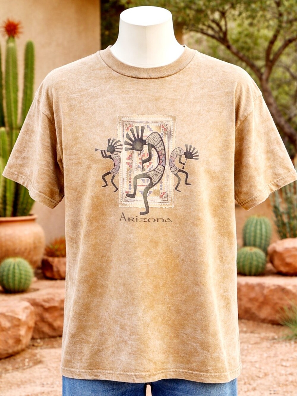 Southwest Tribal Arizona Cotton Shirt L